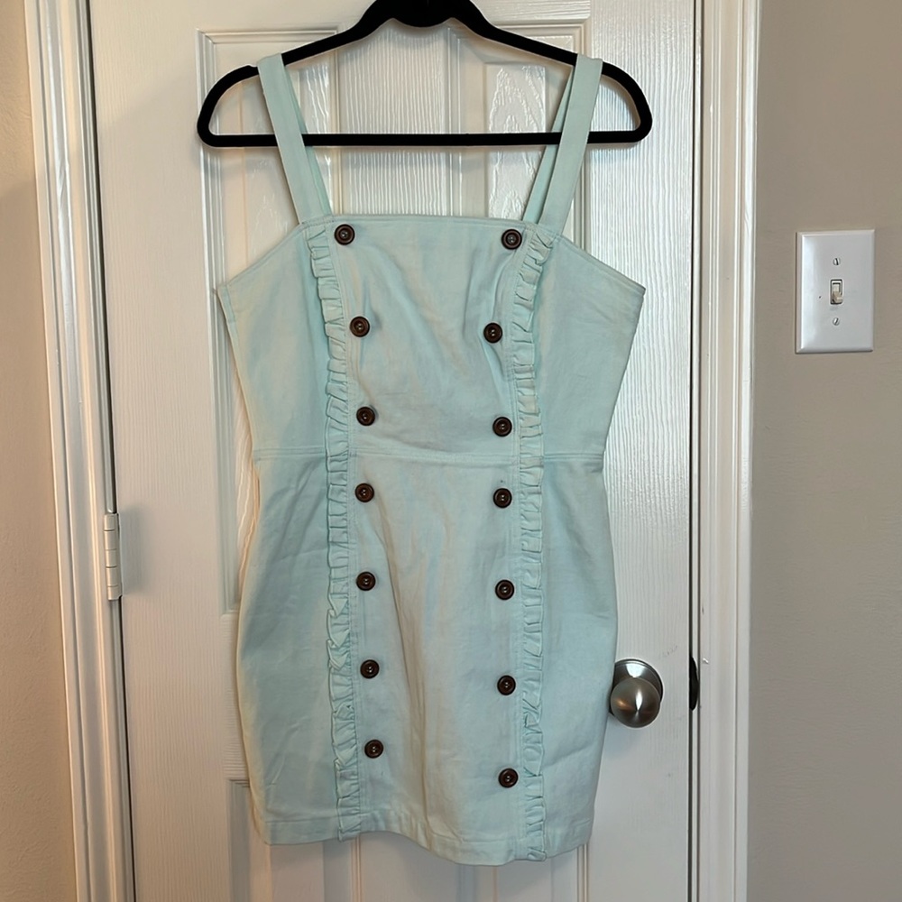 NWT Kendall + Kylie Ice Ruffle Dress
